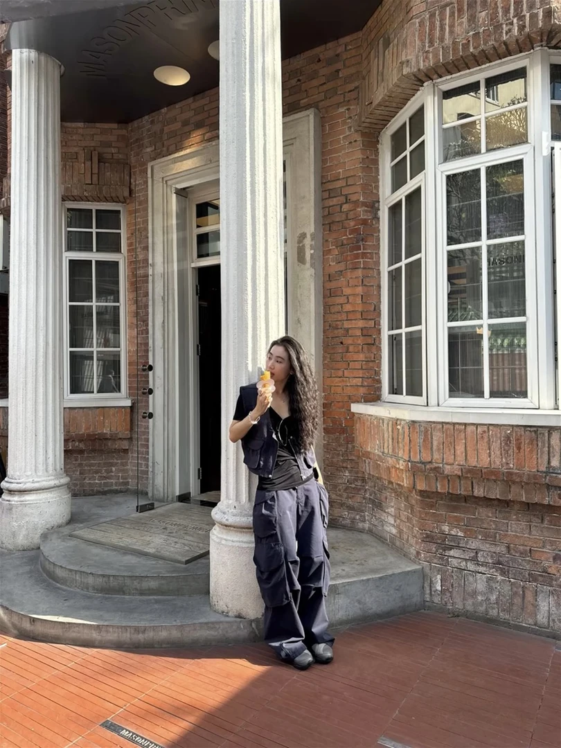 【现货折扣】ONEXH·IN choose u2025百搭口袋马甲+高腰工装裤套装