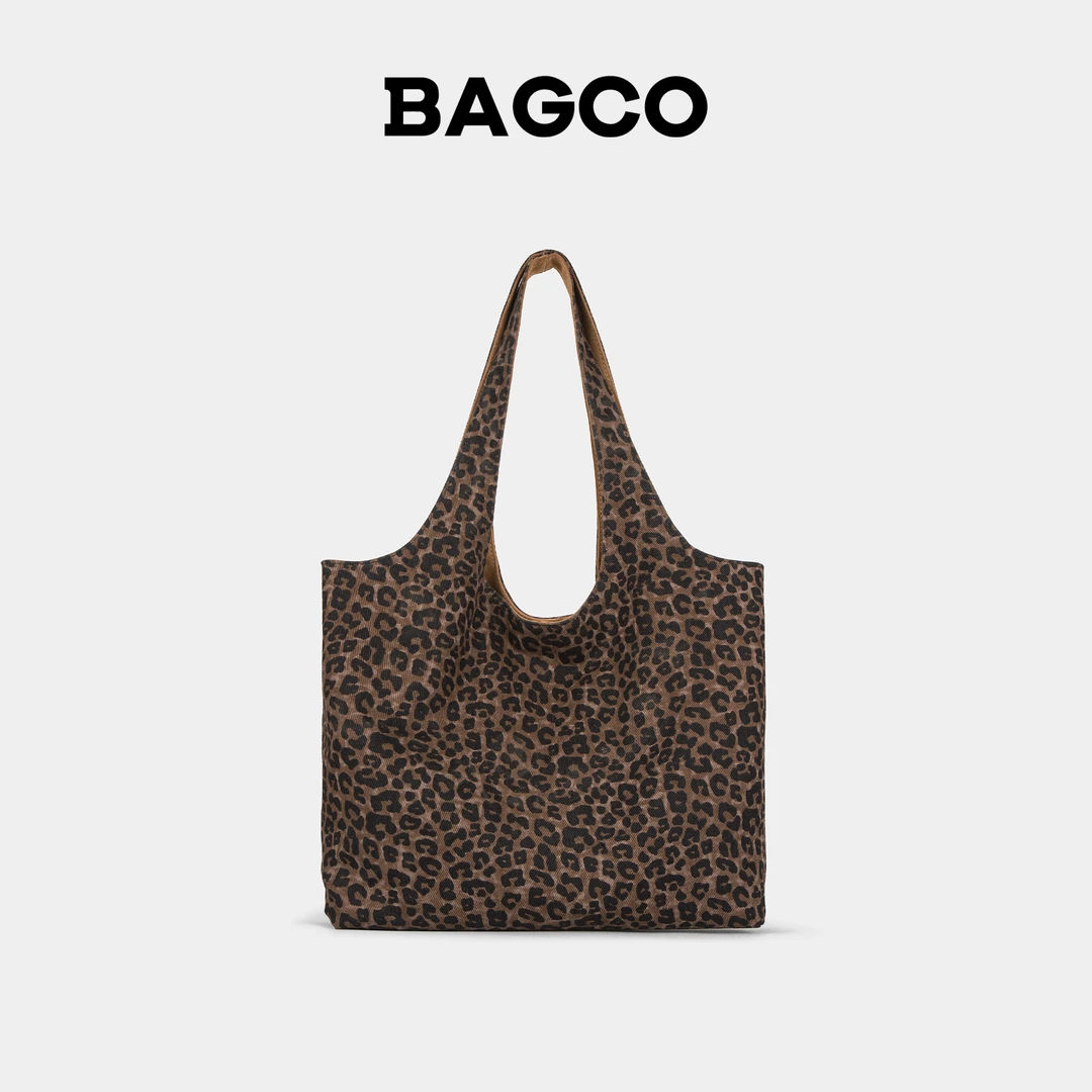 BAGCO“野性内在”高丝光磨砂牛皮双面背腋下背心托特包