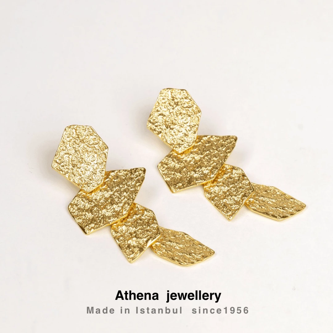 铜合金耳饰 伊斯Yettis[炸街必备款]薯片耳钉小众轻奢时尚百搭