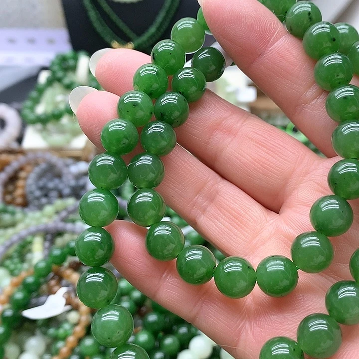 【闪购商品】和田玉手链未镶嵌9.5