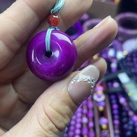 非金属南非老油料果冻平安扣A4