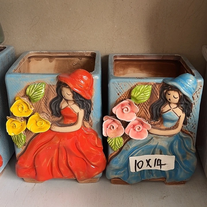粗陶材质多肉花盆