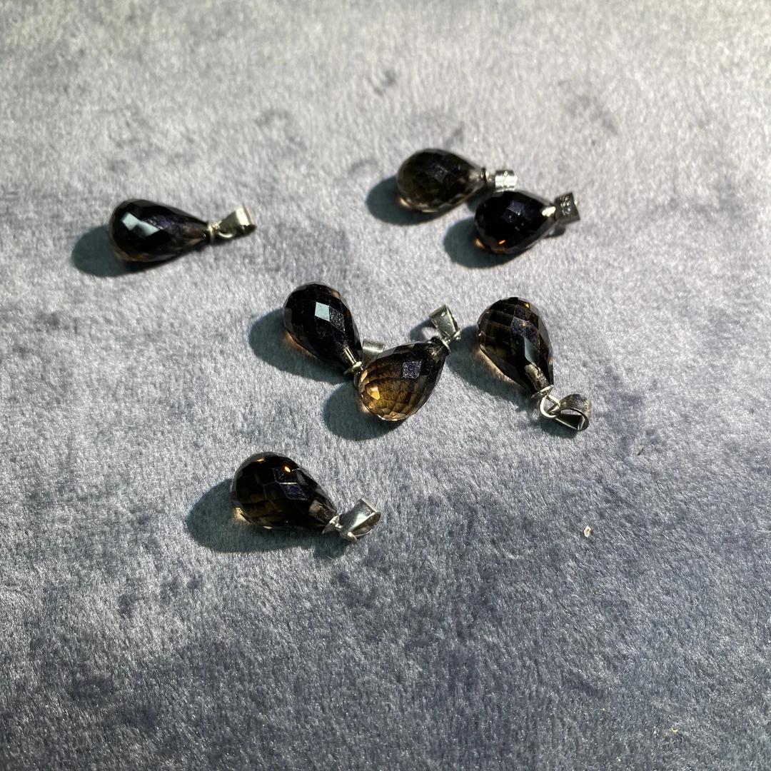 茶晶 水滴吊坠  多样性发其一【SJ0090】