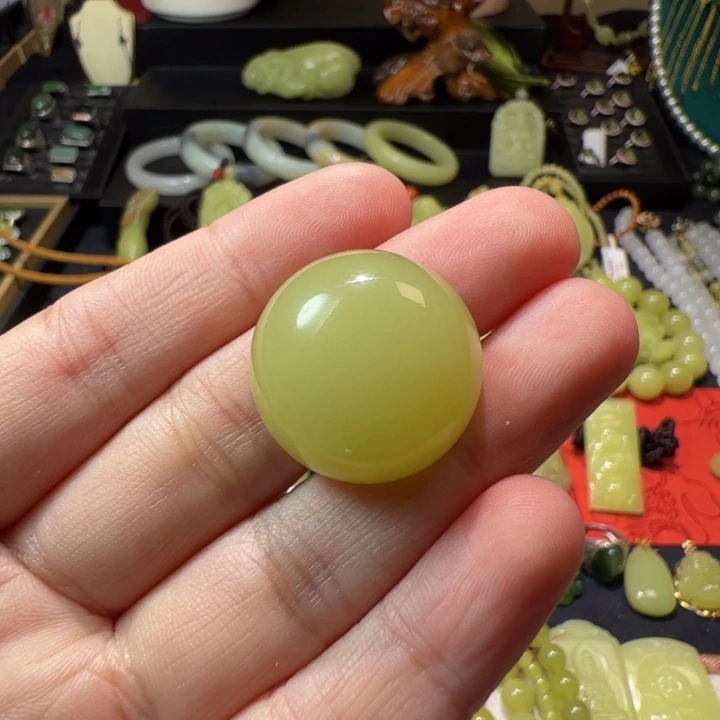 和田玉（黄玉）颈饰未镶嵌