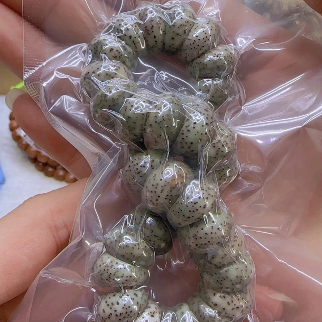 星月菩提手串53哈哈石玉星月菩提1.3大肠单圈