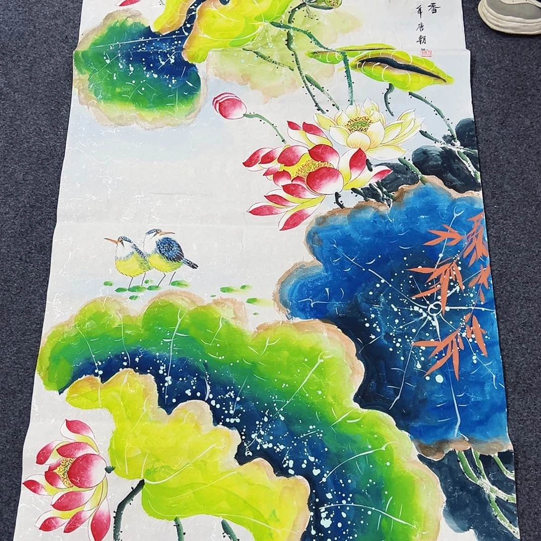 国画事事顺心如意万事如意万事