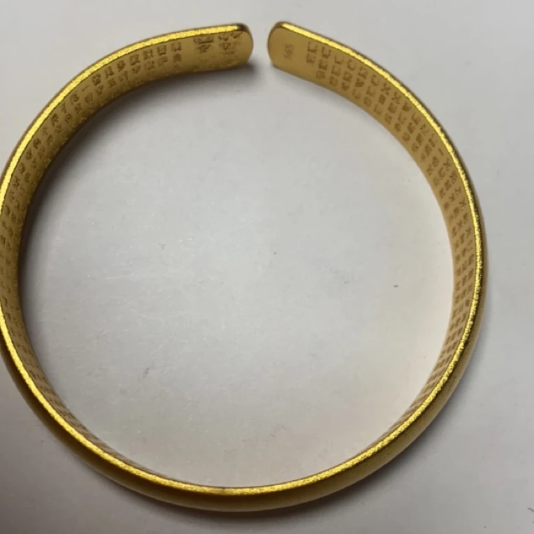 zls047 金色Uk24金黄色精品手镯（金店同款）