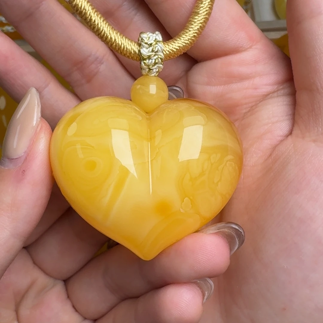 蜜蜡未镶嵌毛衣链无优化无烤色无补胶无覆膜无辐照无煮蜜