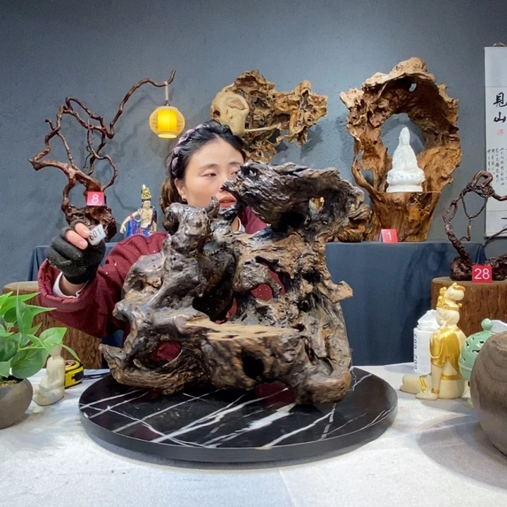 老***面木草木堂根艺摆件601