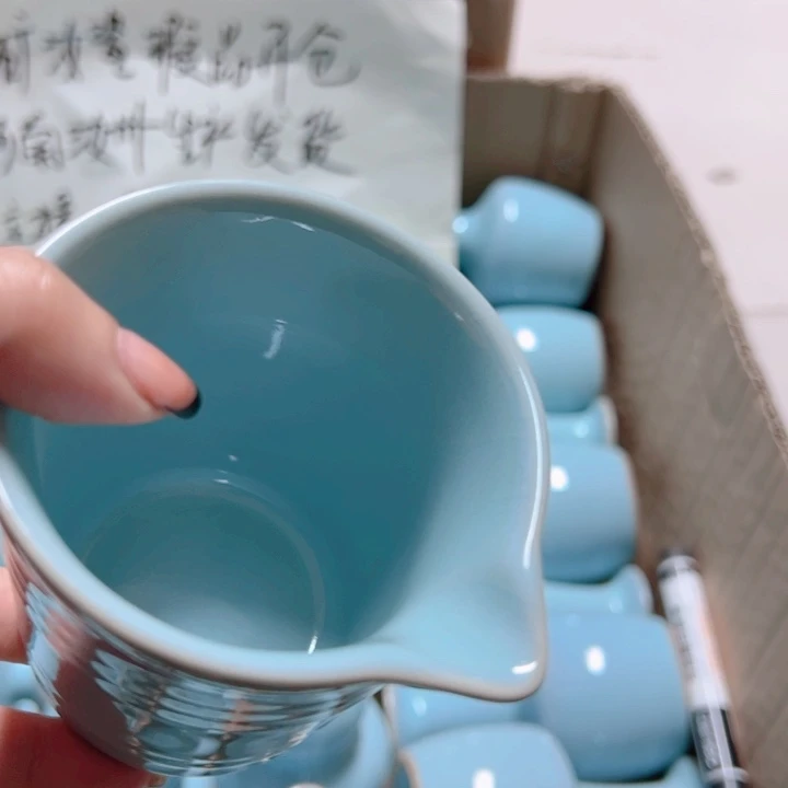 杯心****然汝瓷原产地生产瑕品