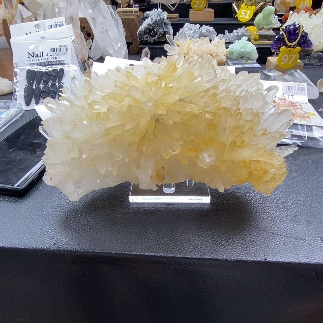 石材天然水晶摆件