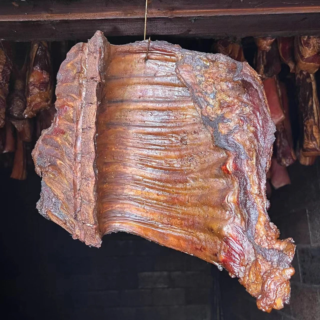 【老张专属】现场称重湘西特产粮食土猪腊肉农家柴火烟熏排骨带龙骨