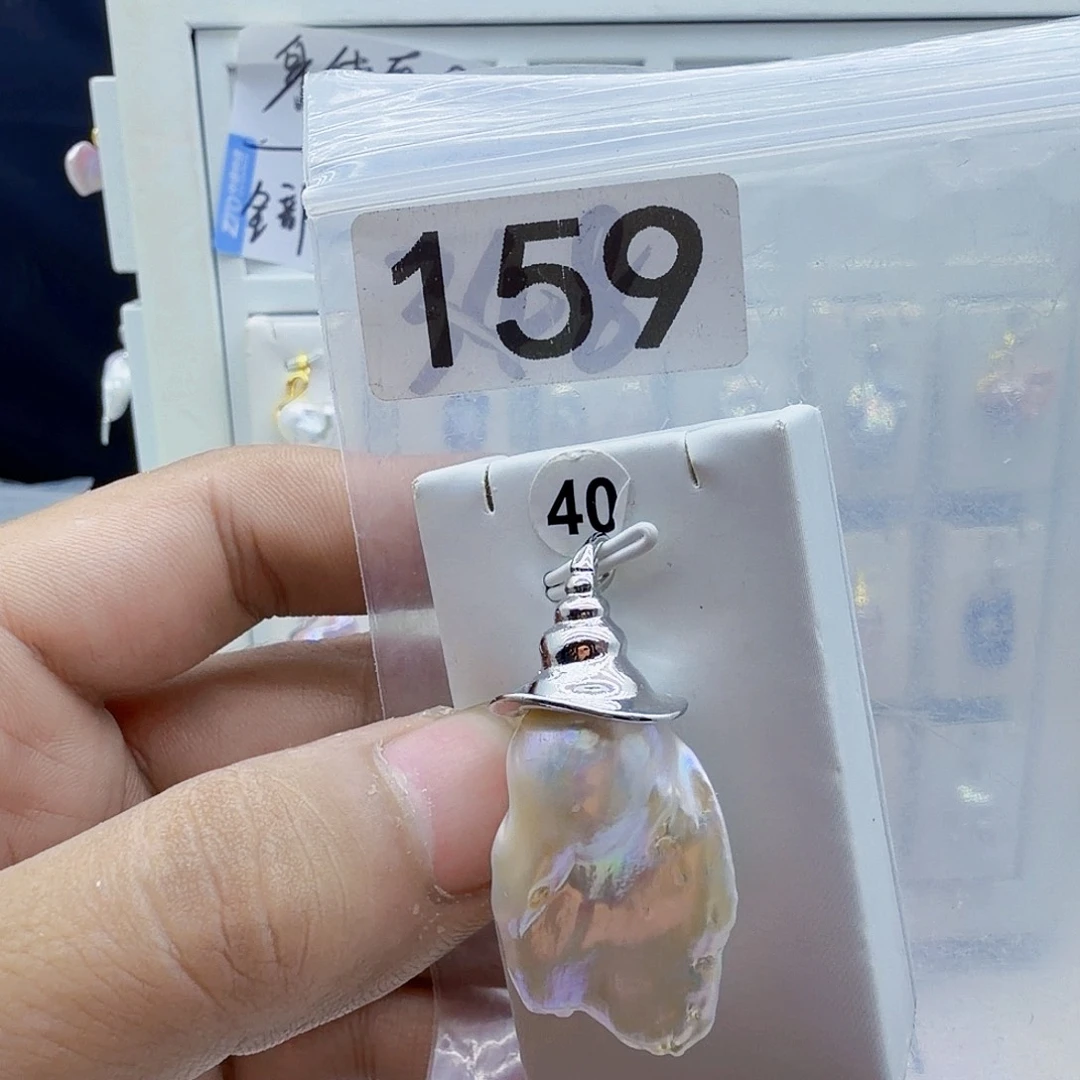 合金淡水珍珠颈饰