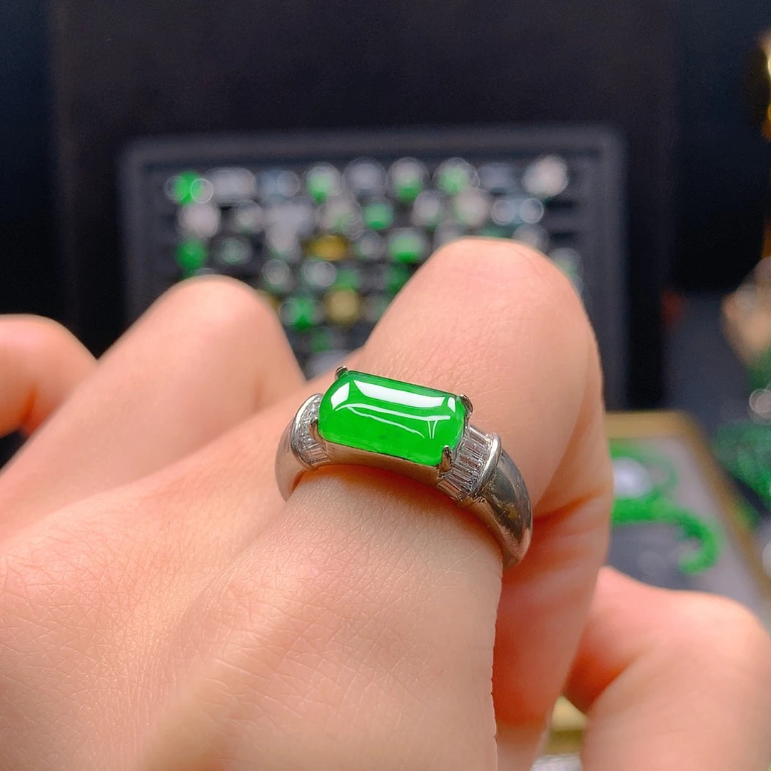 未镶嵌戒指翡翠天然翡翠