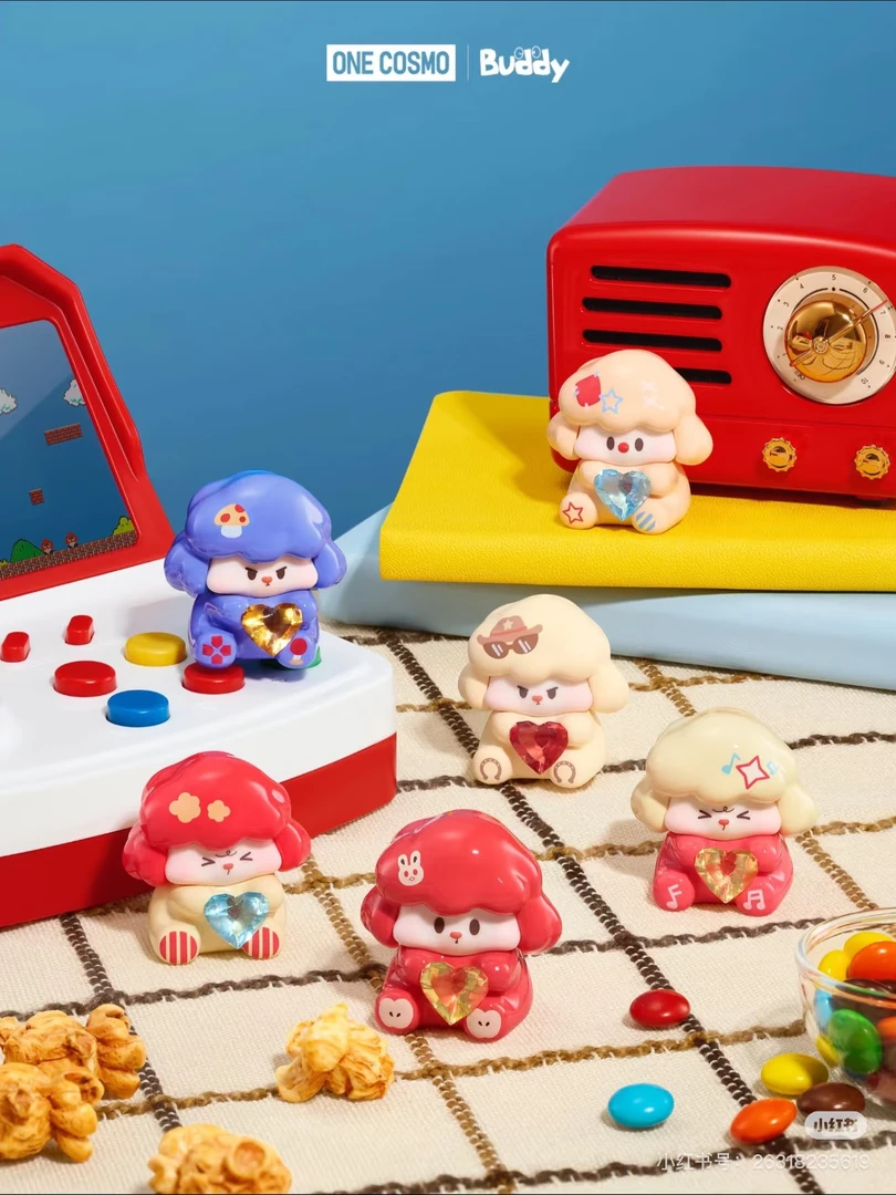 【代拆】buddy心动小狗2代可爱萌粒盲盒摆件