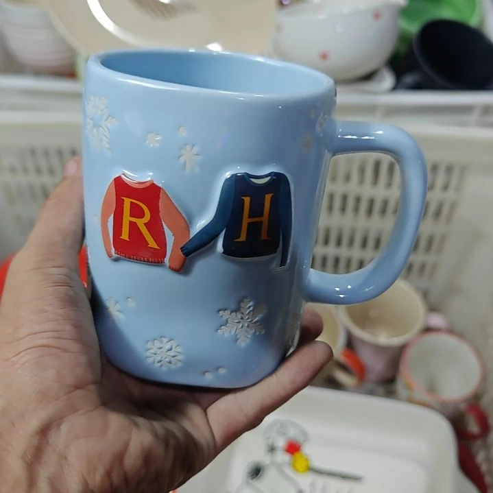 瓷片陶瓷杯碗盘微瑕介意慎拍