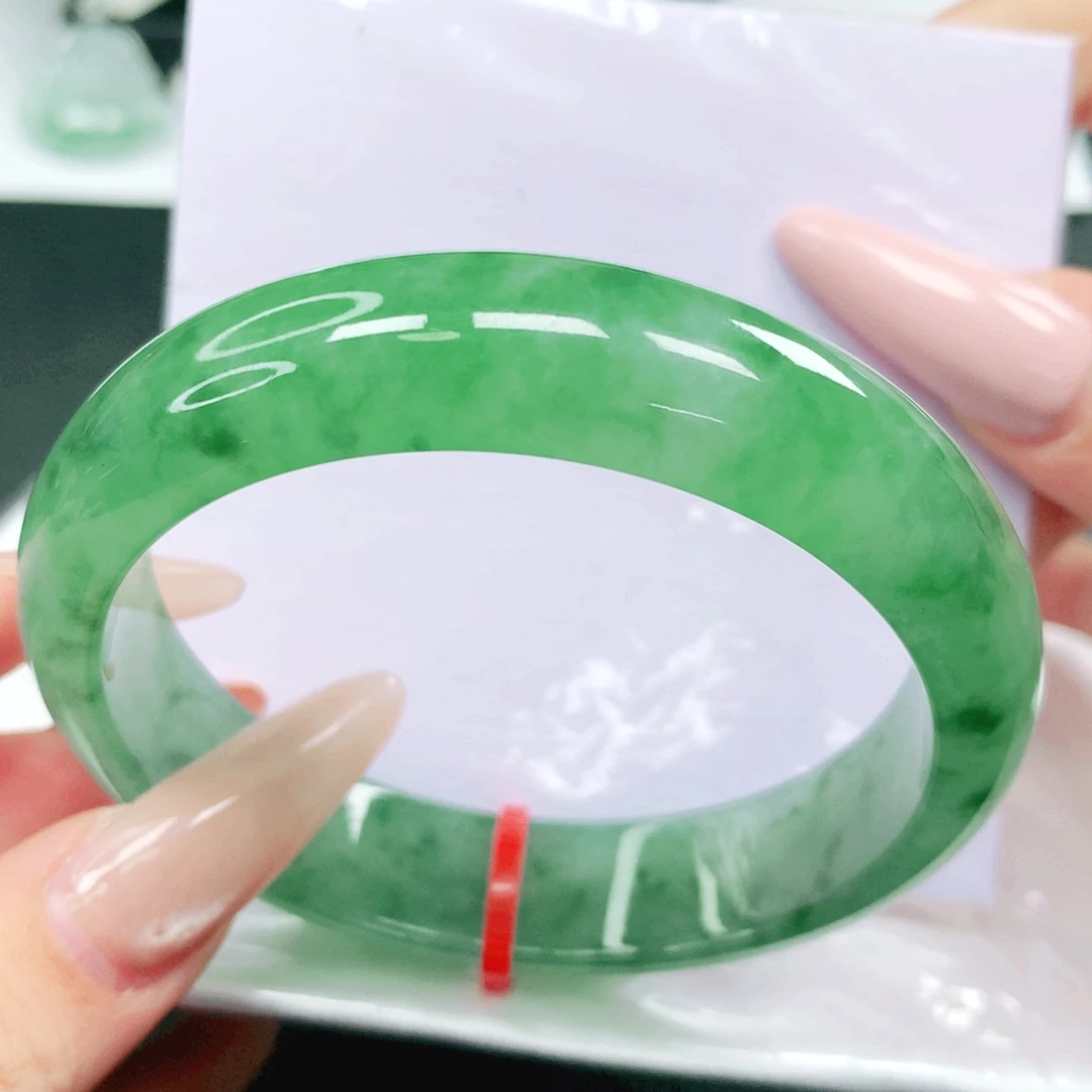 翡翠未镶嵌手镯58