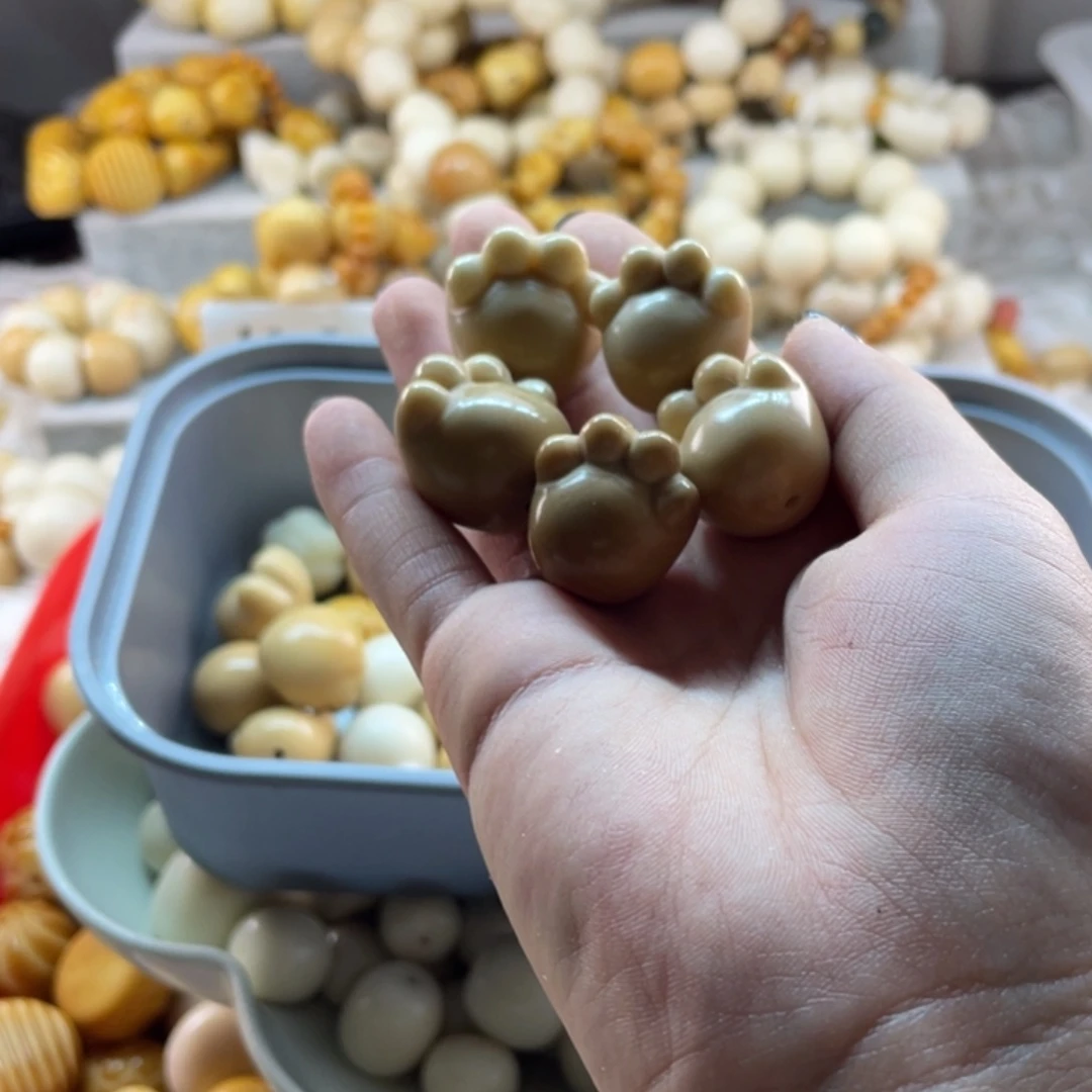 ****児菩提根/象牙果吊坠微瑕象牙果猫爪5颗卡23-25