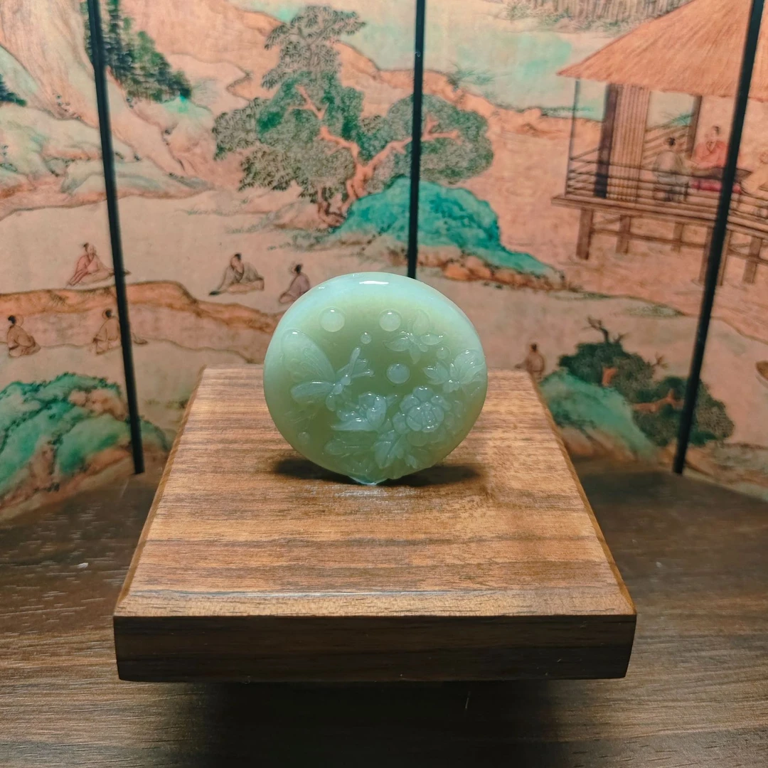 L和田玉吊坠0495