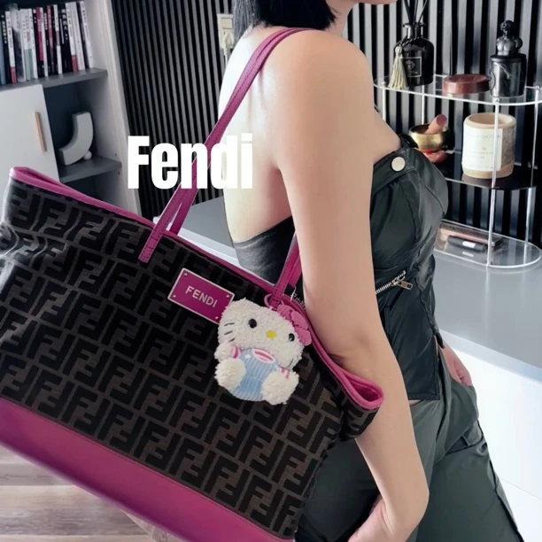 95新 FENDI/芬迪 617805/老花Never Full
