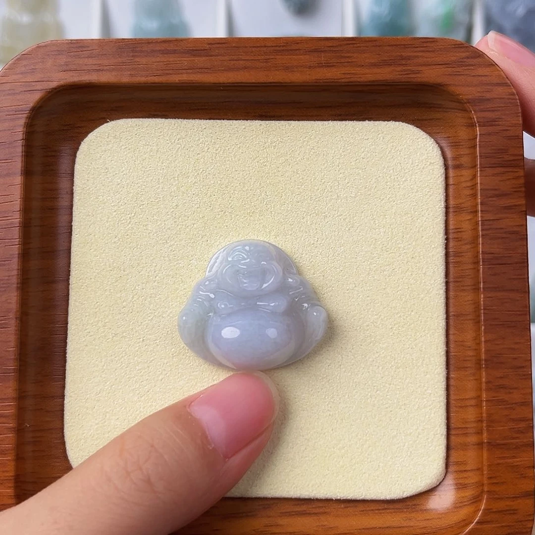 翡翠未镶嵌颈饰越**好佛公