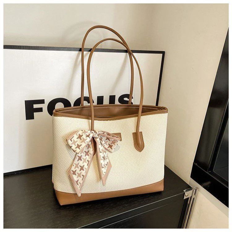 大容量新款编织托特包包手提通勤包菜篮子购物袋包