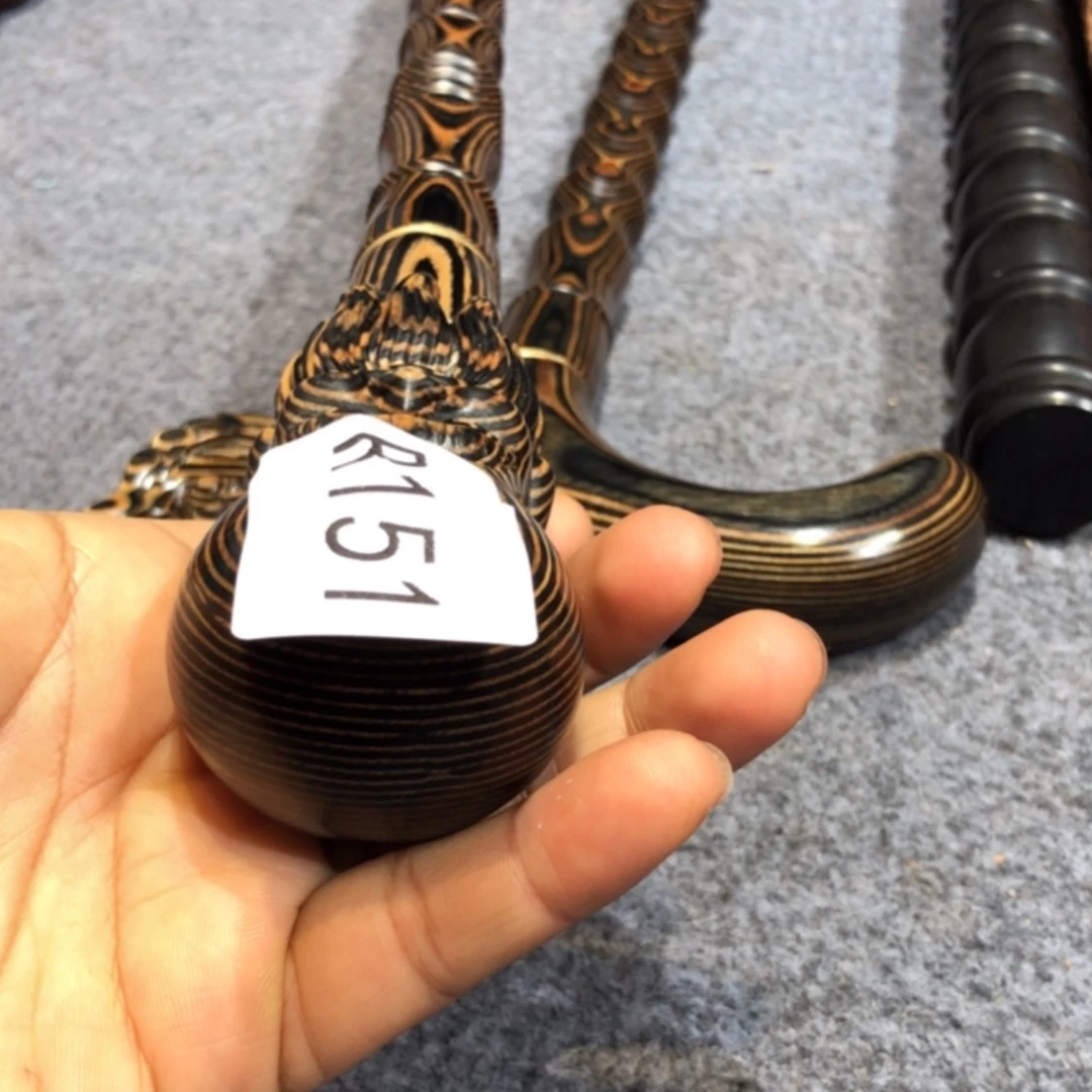 【闪购商品】木空*乙斑马木寿星手杖151