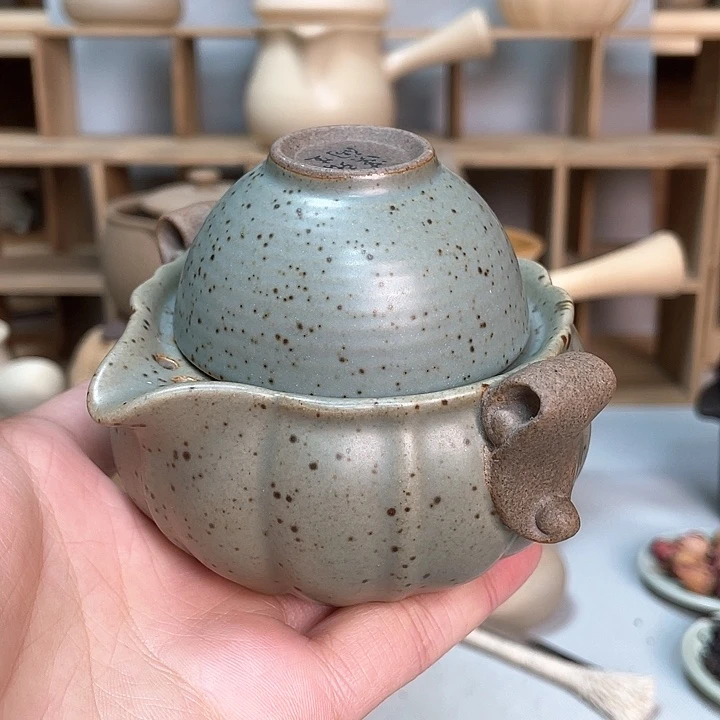 壶老段烧陶瓷茶器！