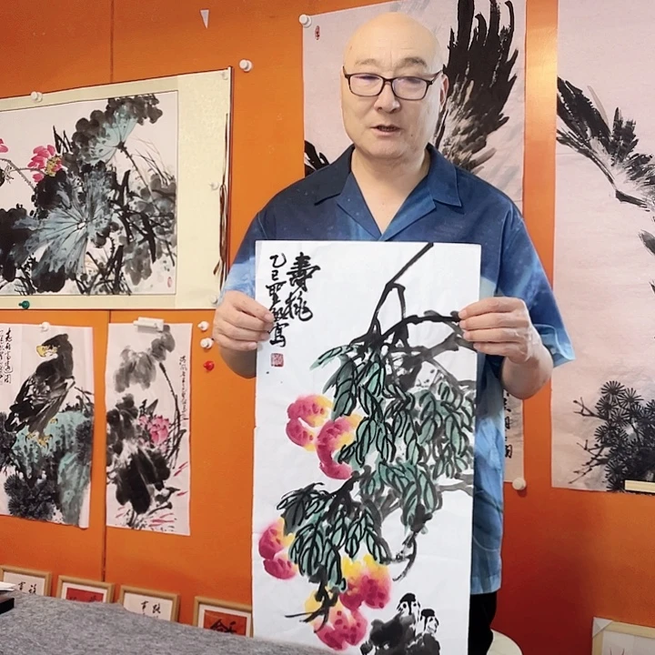 国画张圣敏先生纯手绘作品
