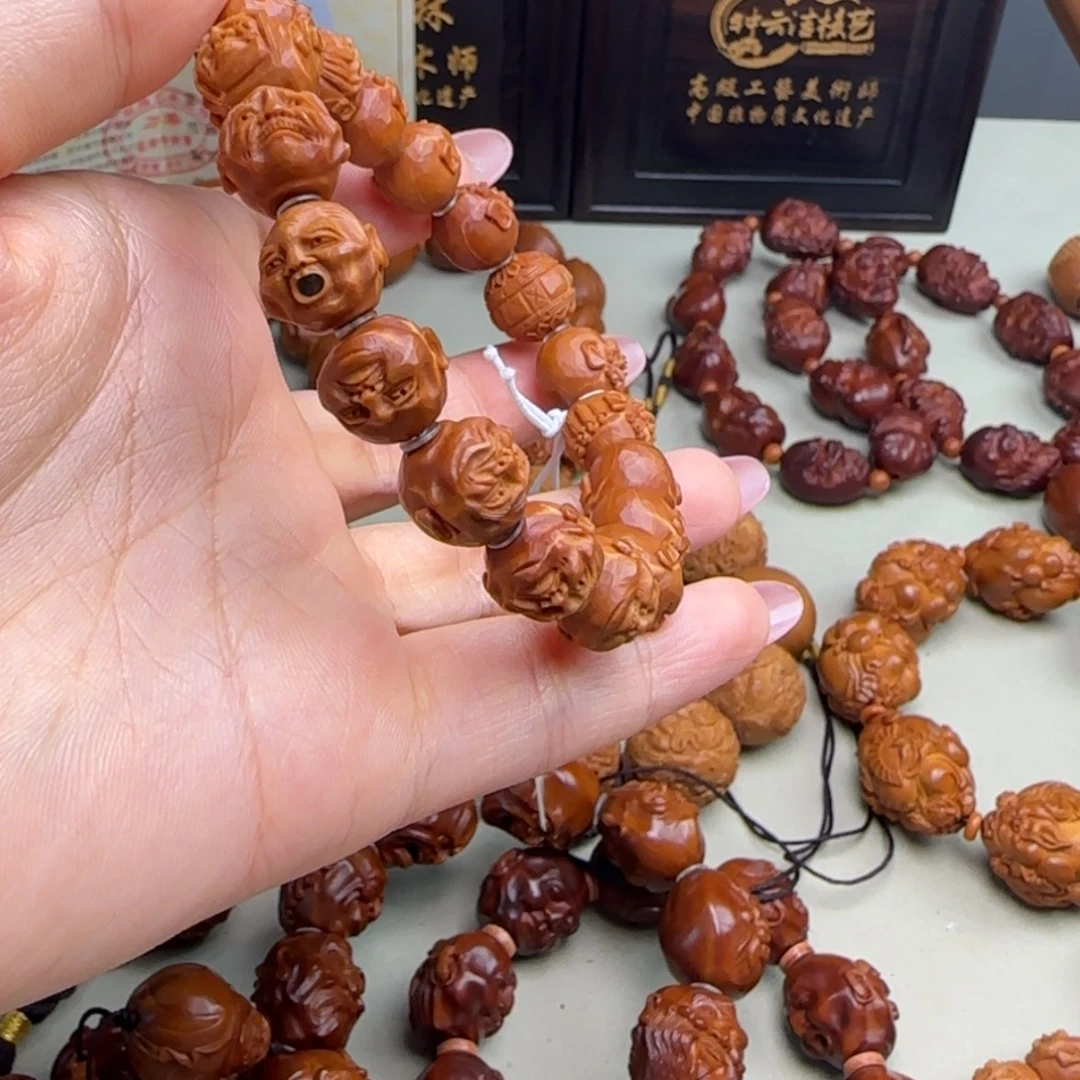 【闪购商品】橄榄核手串/手链树纯手工雕刻