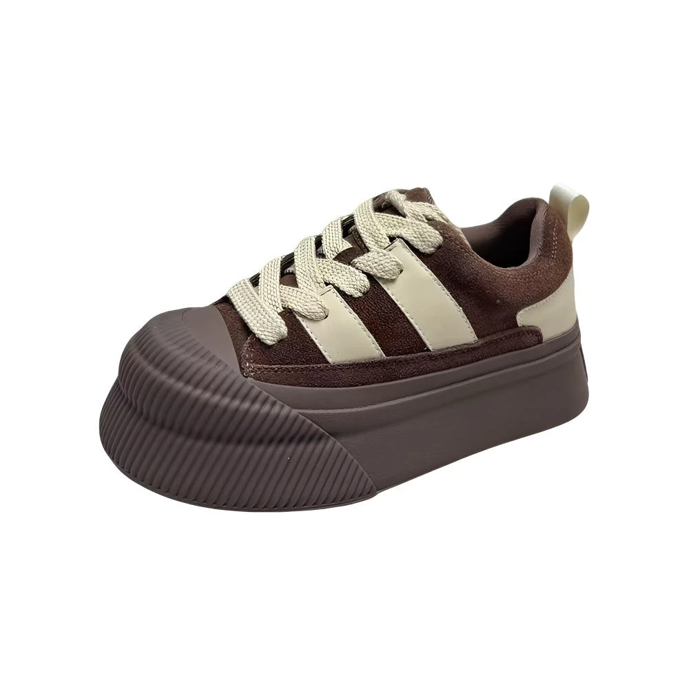 3917 25258真皮厚底板鞋（标准尺码）