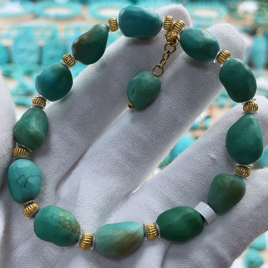 绿松石珠宝奇石未镶嵌