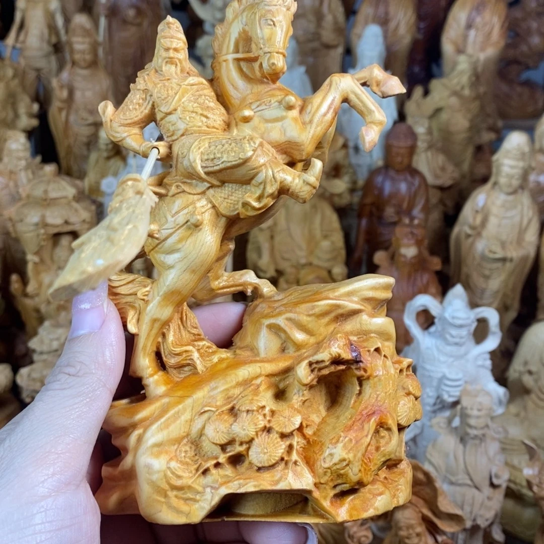 木崖柏15/9骑马关公微瑕