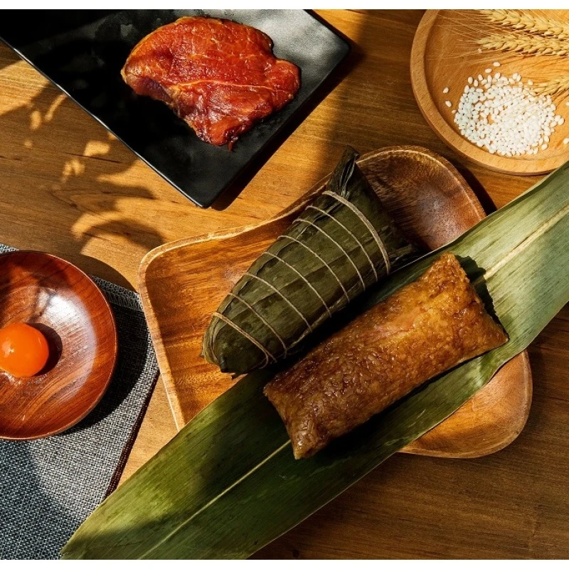 【10只实惠装】新鲜五花肉单蛋黄粽/双蛋黄粽250g/只