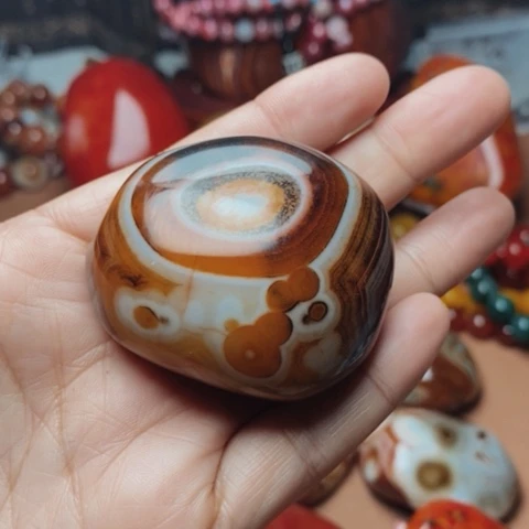 未镶嵌玛瑙/玉髓珠宝奇石一*