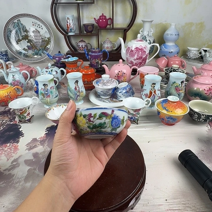 摆件陶景德镇陶瓷老厂瓷35