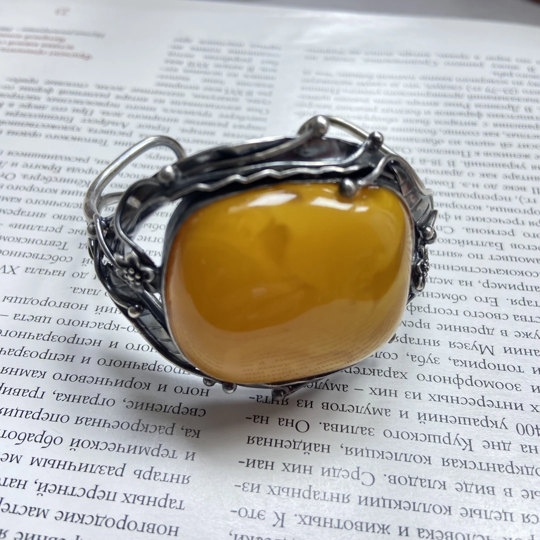 欧洲回流老蜜蜡定制手镯