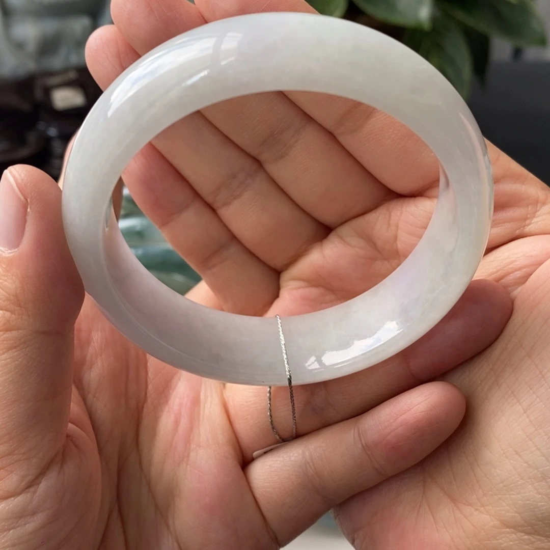 翡翠未镶嵌手镯天然