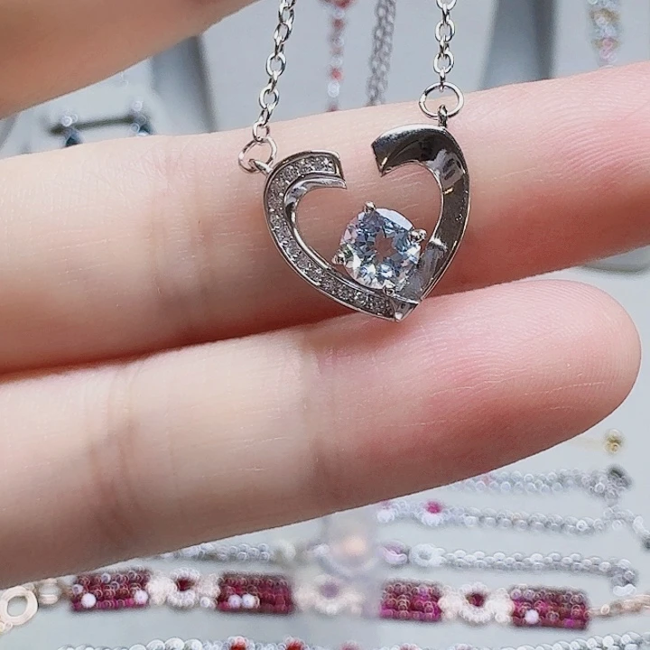 吊坠925银合成立方氧化锆