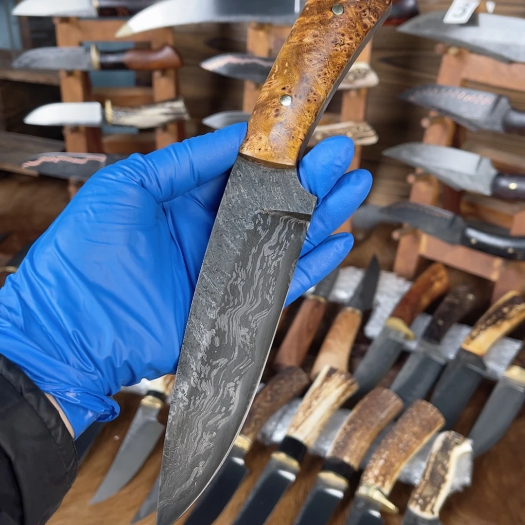 金属户外露营猎刀