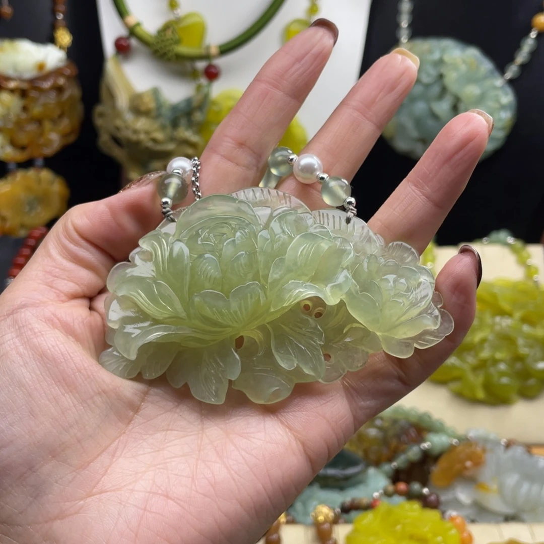 未镶嵌岫玉项链K****莉8888