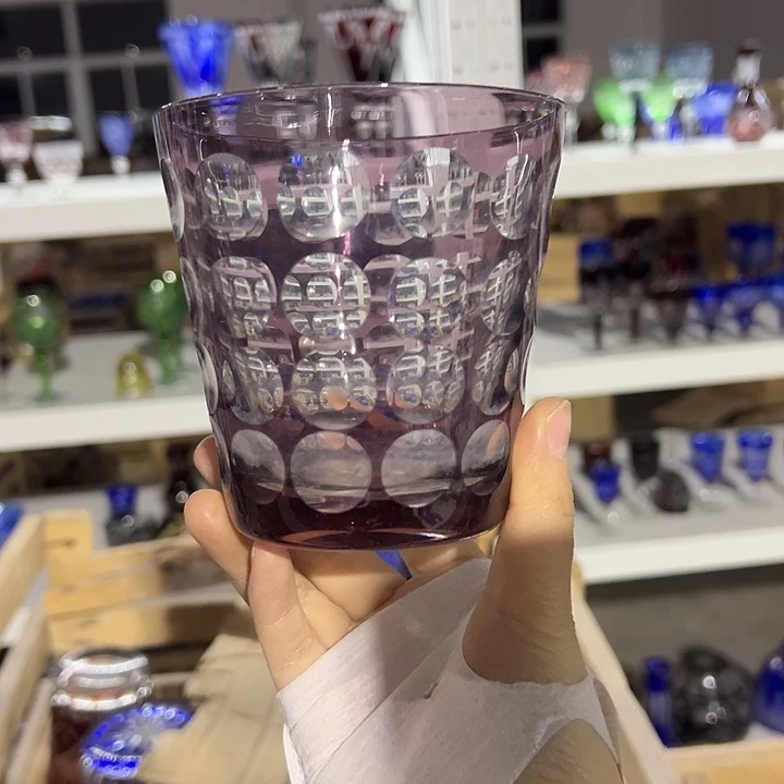 手柄款水晶玻璃微瑕一个