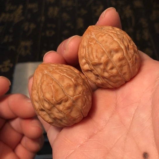 文玩核桃把件龟 甲纹30mm