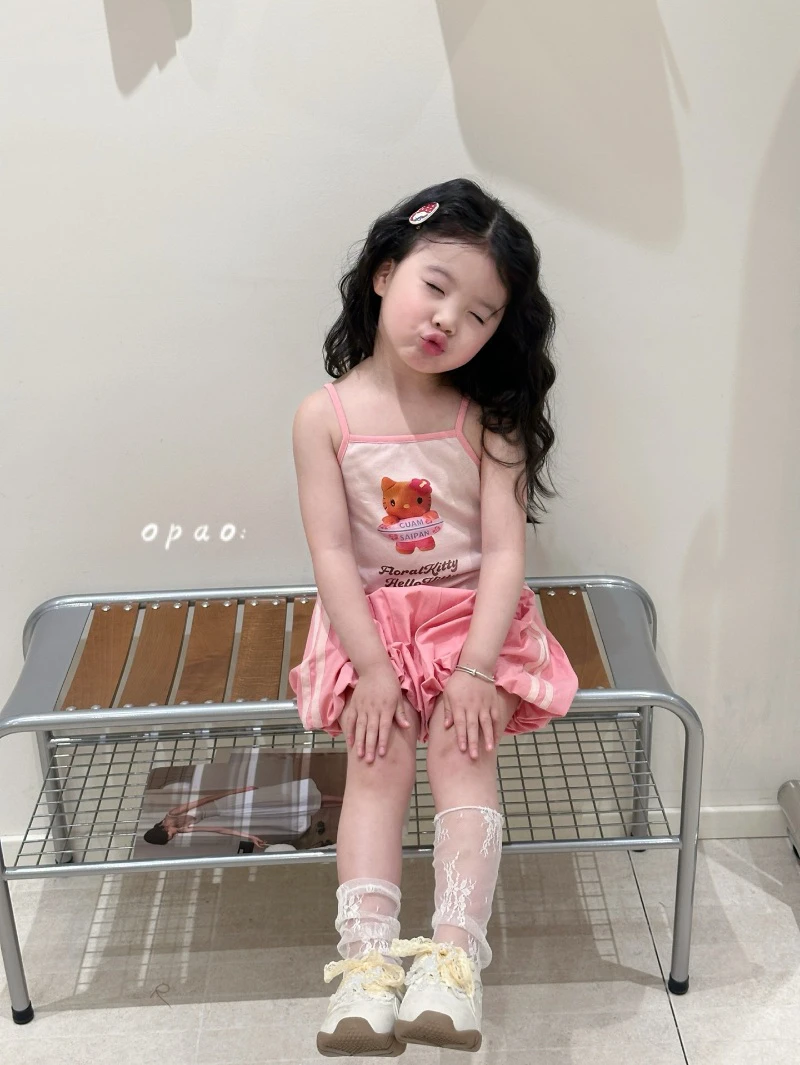 【Opao】凯蒂猫背心套装 8928