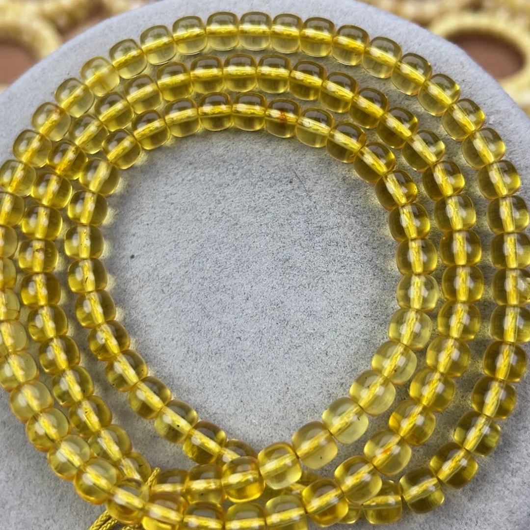 金珀未镶嵌颈饰纯天然俄料6.5*5.5