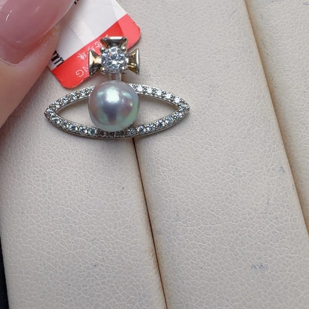 银S925镶嵌颈饰海水珍珠@@yd120