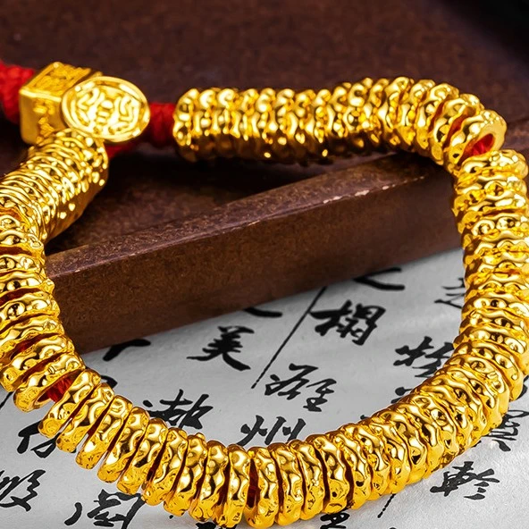 合金手镯 999古法实心优品定制送礼佳选盘缠