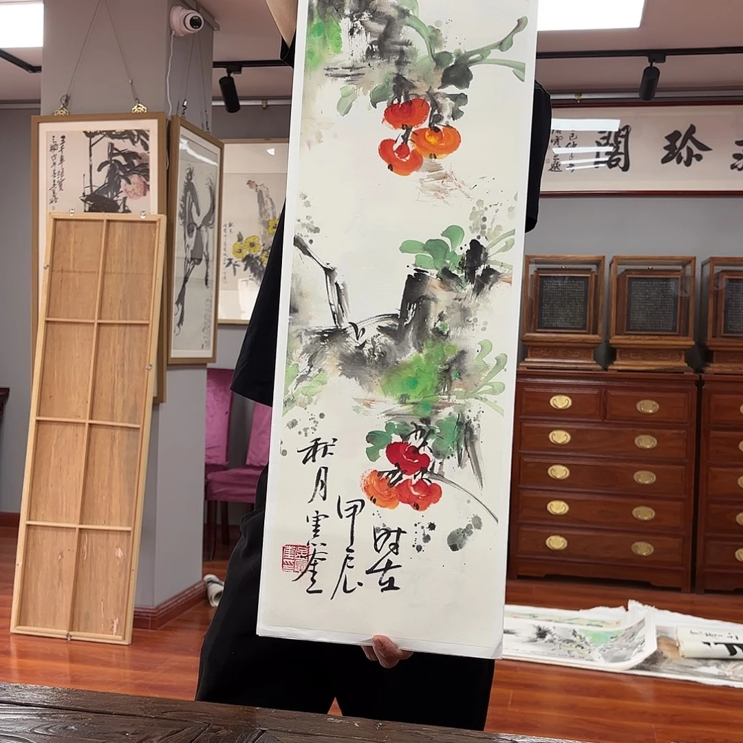 国画孟宪奎亲笔手绘