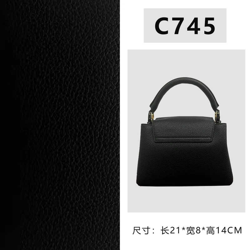 【C745】按编号拍无视主图（尺寸：21*8*14CM）新款黑色女包