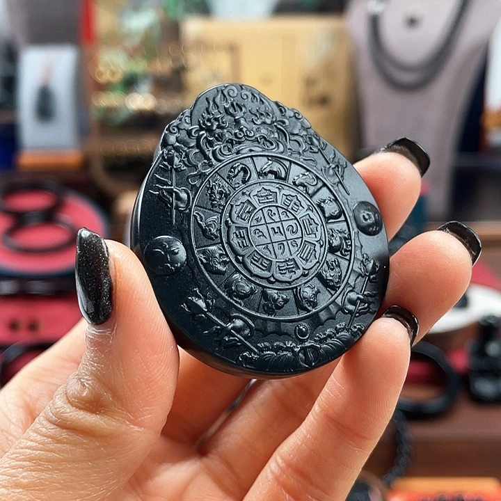 和田玉挂件未镶嵌紫**舞羊脂级